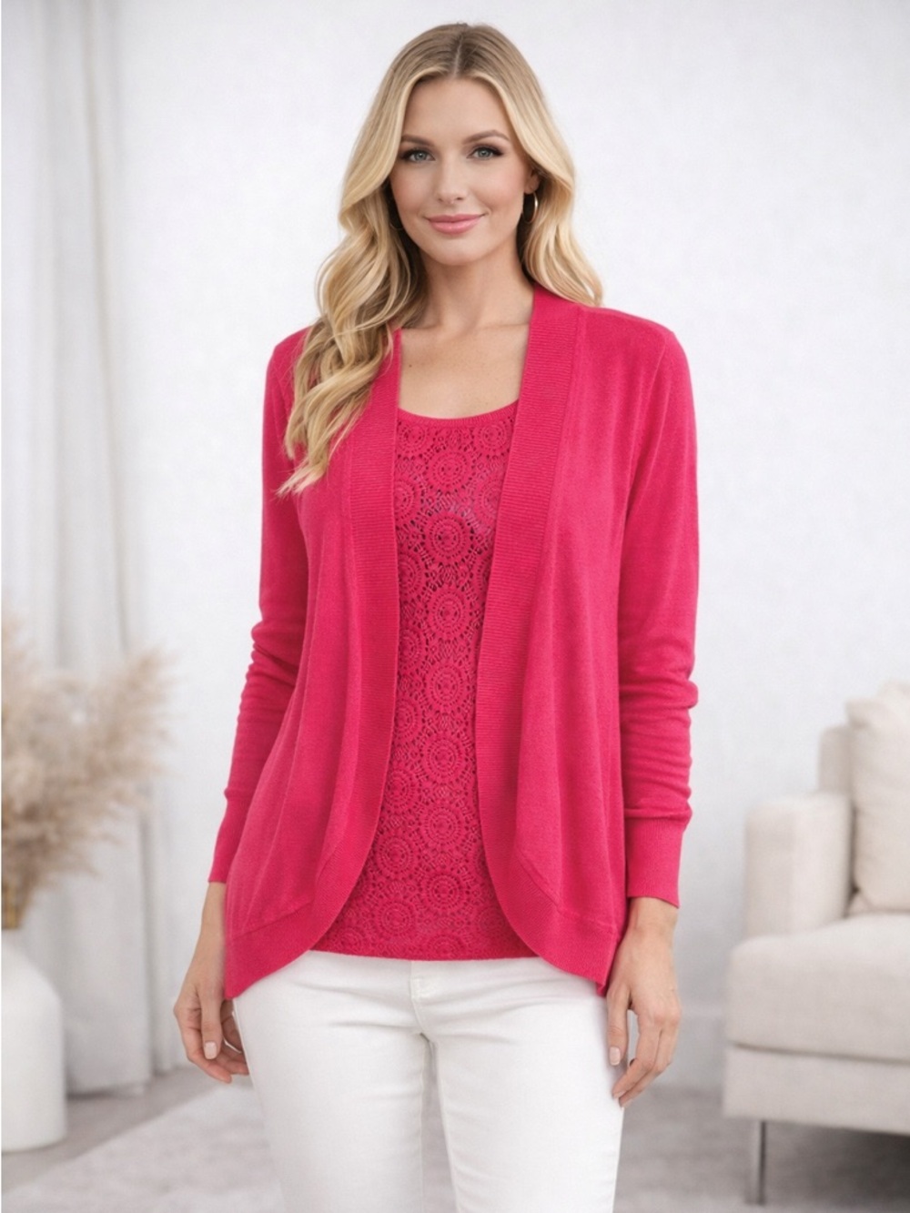 Women’s Sweater + Matching Shirt Set | 2-Piece Layered Outfit Cozy Chic